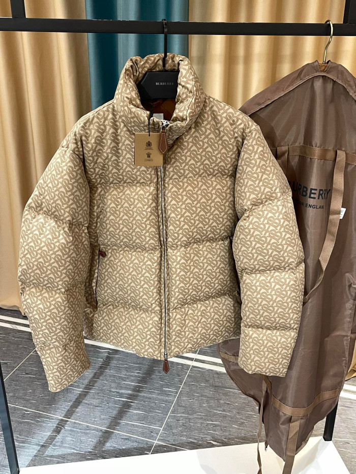 Burberry Full Printed Old Flower Puffer Down Jacket #nigo96543
