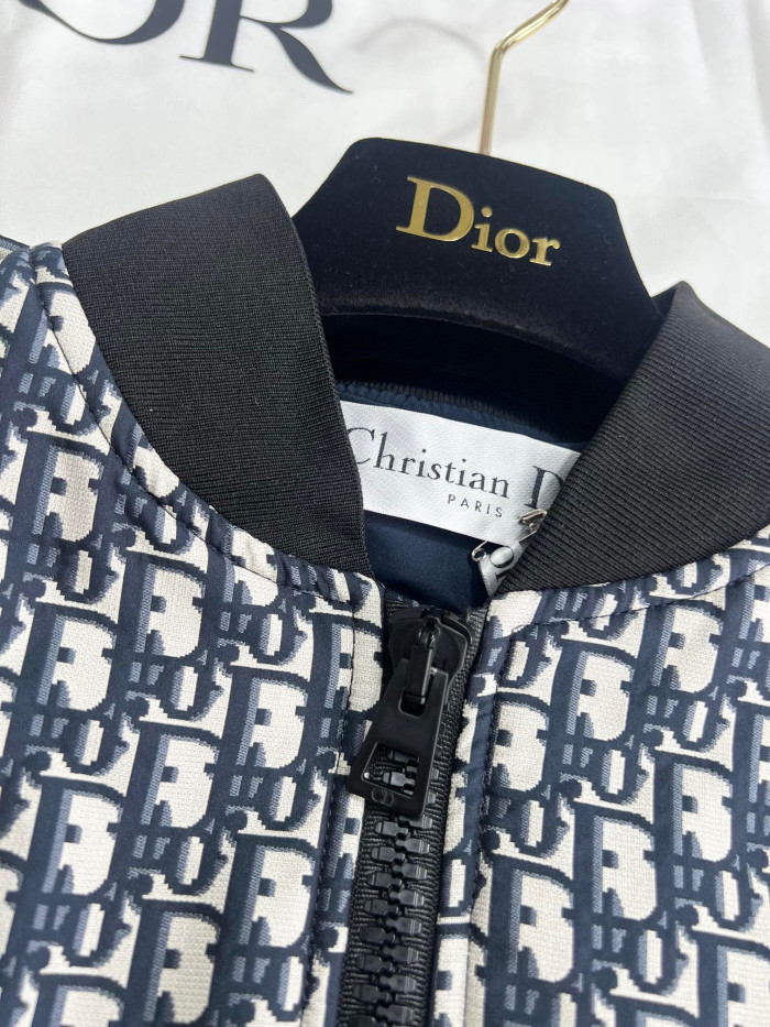 Dior Bomber Jacket With Criss Cross Collar #nigo96548