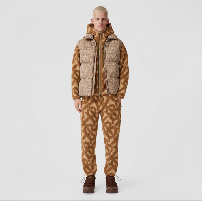 Burberry Full Printed Old Fashioned Puffer Down Vest #nigo96544