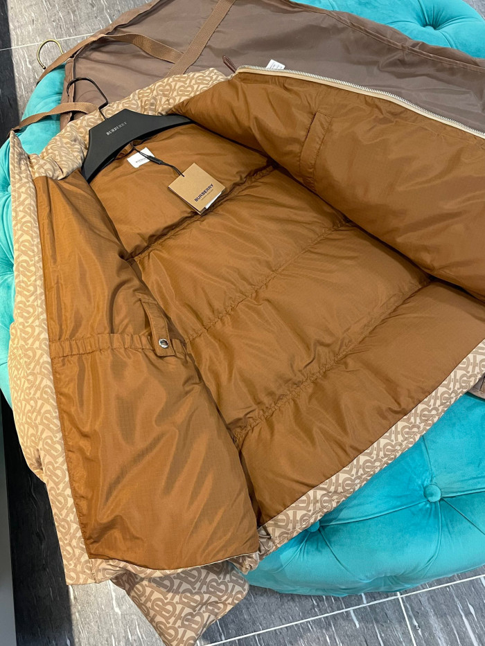 Burberry Full Printed Old Flower Puffer Down Jacket #nigo96543