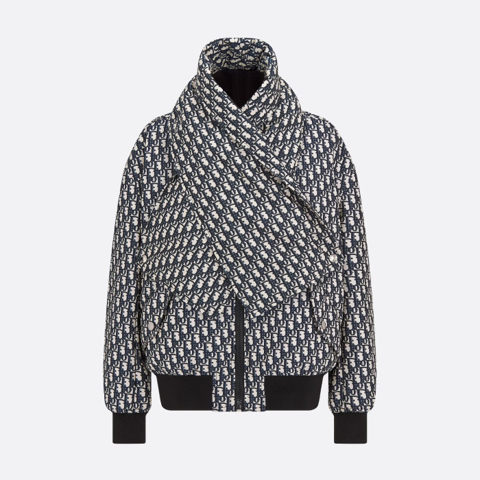 Dior Bomber Jacket With Criss Cross Collar #nigo96548