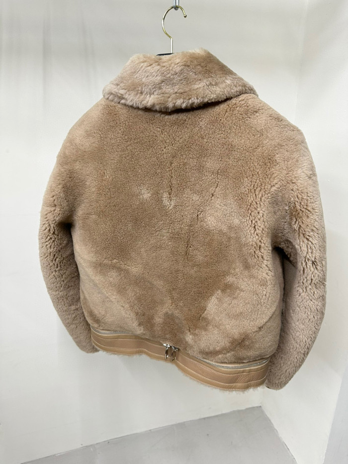 Louis Vuitton Removable Fur Leather Jacket Ngvp #nigo5666