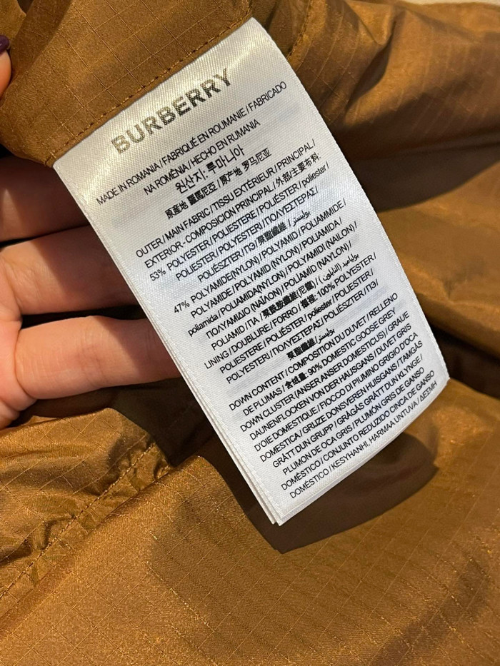 Burberry Full Printed Old Flower Puffer Down Jacket #nigo96543