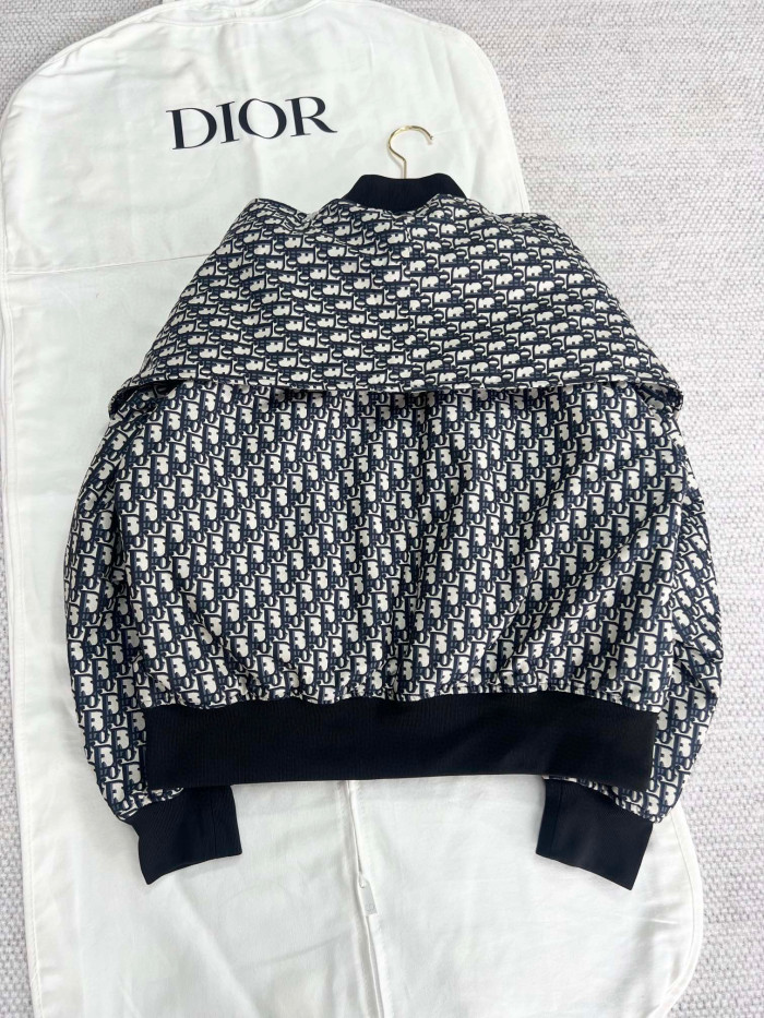 Dior Bomber Jacket With Criss Cross Collar #nigo96548