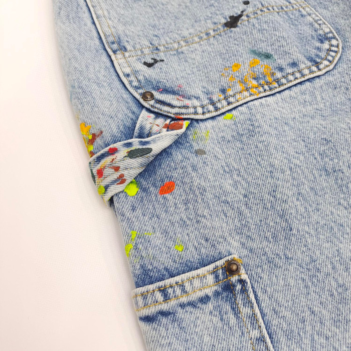 Gallery Dept Vintage Blue Spliced Jeans Pants #nigo96557
