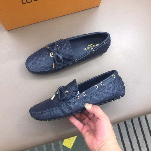 Louis Vuitton Business Casual Leather Loafers Shoes #nigo96551