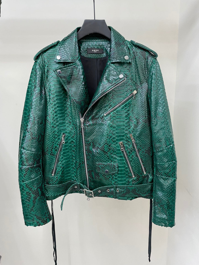 Amiri Leather Long Sleeve Jacket Coat Ngvp #nigo6667