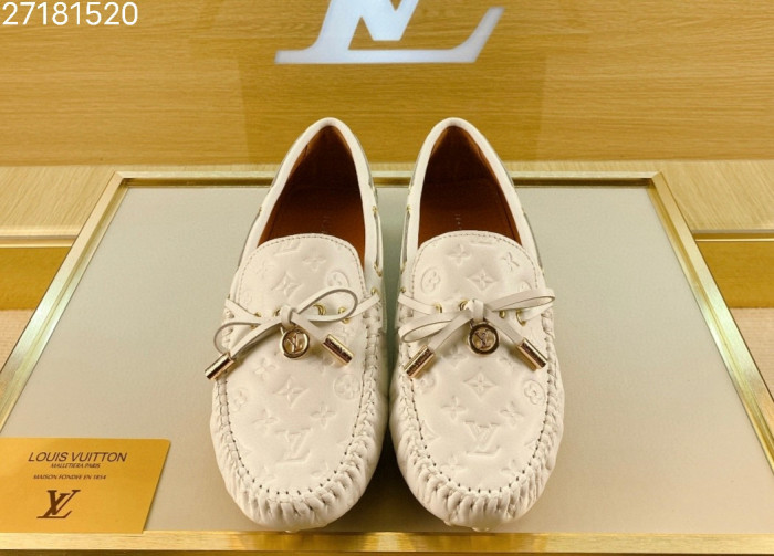 Louis Vuitton Business Casual Leather Loafers Shoes #nigo96551