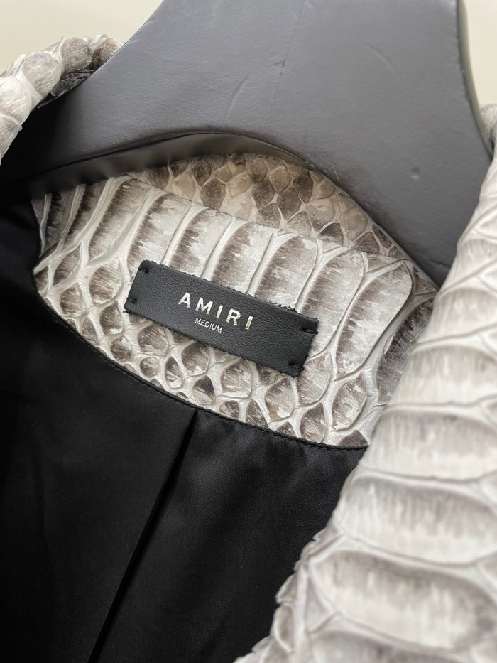 Amiri Leather Long Sleeve Jacket Coat Ngvp #nigo6667