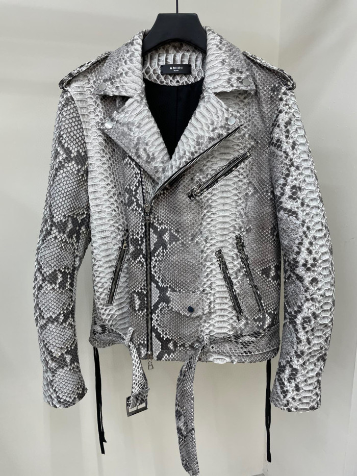 Amiri Leather Long Sleeve Jacket Coat Ngvp #nigo6667