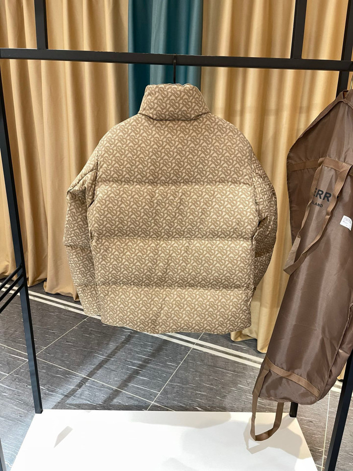 Burberry Full Printed Old Flower Puffer Down Jacket #nigo96543