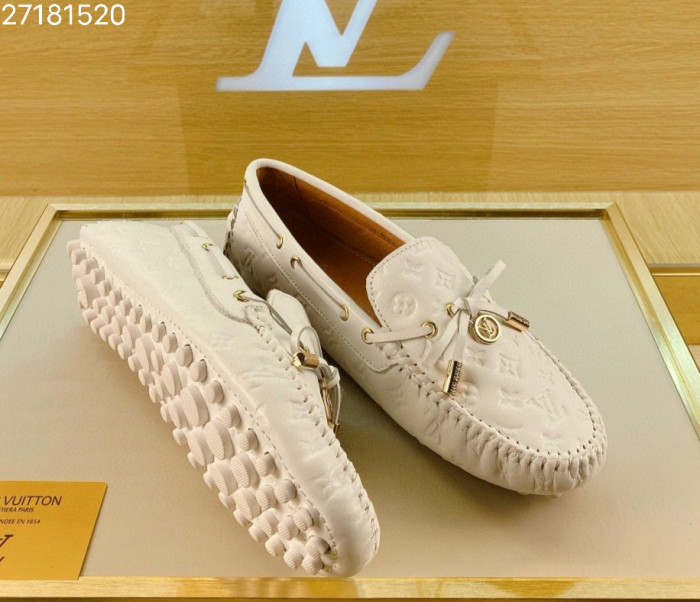 Louis Vuitton Business Casual Leather Loafers Shoes #nigo96551