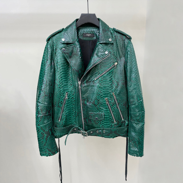 Amiri Leather Long Sleeve Jacket Coat Ngvp #nigo6667