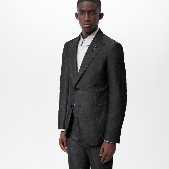 Louis Vuitton Men's Suit Jacket Long Pants Professional Dress Set #nigo6468