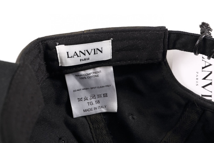 Lanvin Green Graffiti Denim Duck Hat Cap #nigo96561