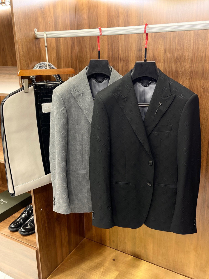 Louis Vuitton Men's Suit Jacket Long Pants Professional Dress Set #nigo6468