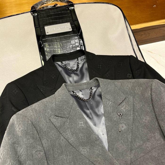 Louis Vuitton Men's Suit Jacket Long Pants Professional Dress Set #nigo6468