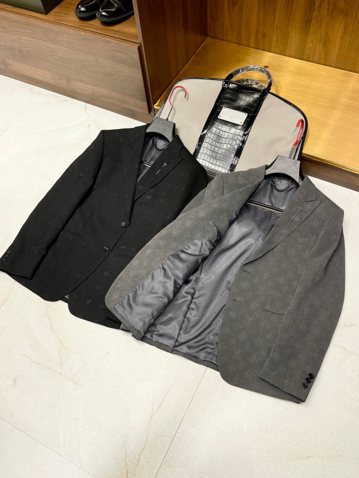 Louis Vuitton Men's Suit Jacket Long Pants Professional Dress Set #nigo6468