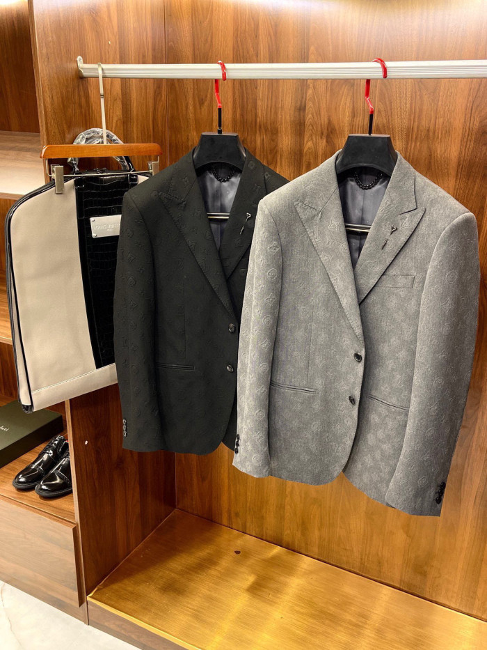 Louis Vuitton Men's Suit Jacket Long Pants Professional Dress Set #nigo6468