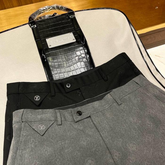 Louis Vuitton Men's Suit Jacket Long Pants Professional Dress Set #nigo6468