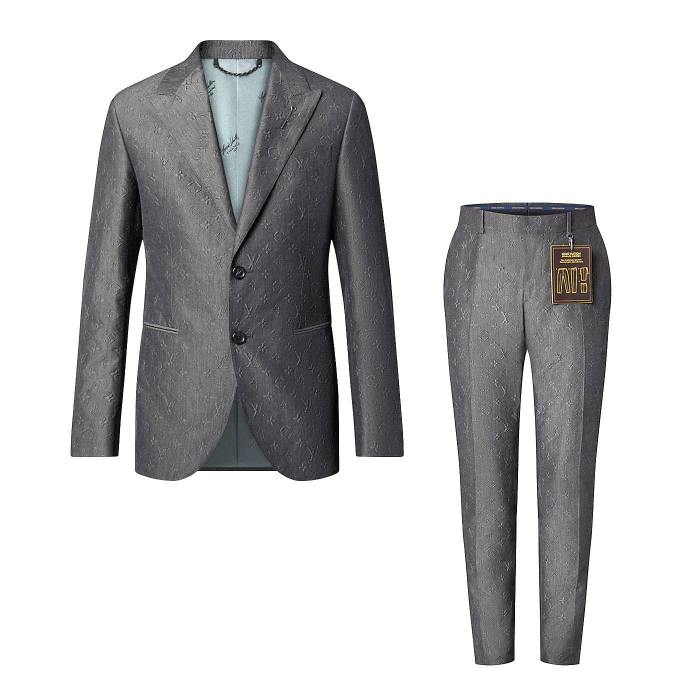 Louis Vuitton Men's Suit Jacket Long Pants Professional Dress Set #nigo6468
