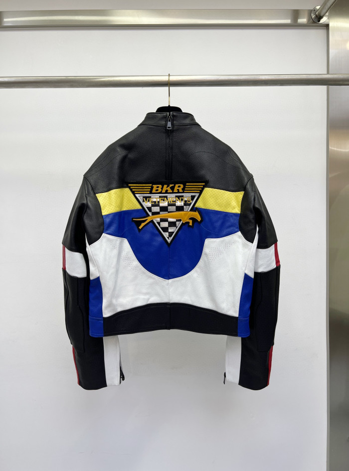 Vetements Motorcycle Zipper Leather Jacket #nigo21918