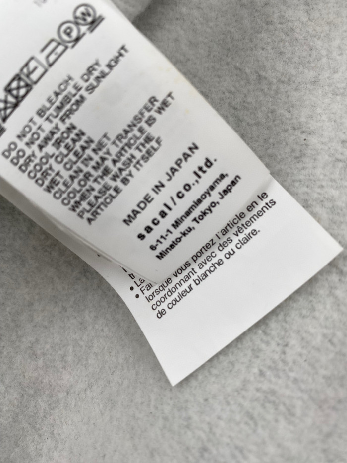 Sacai X CARHARTT Wip Hooded Long Sleeve Zipper Coat Jacket #nigo21914