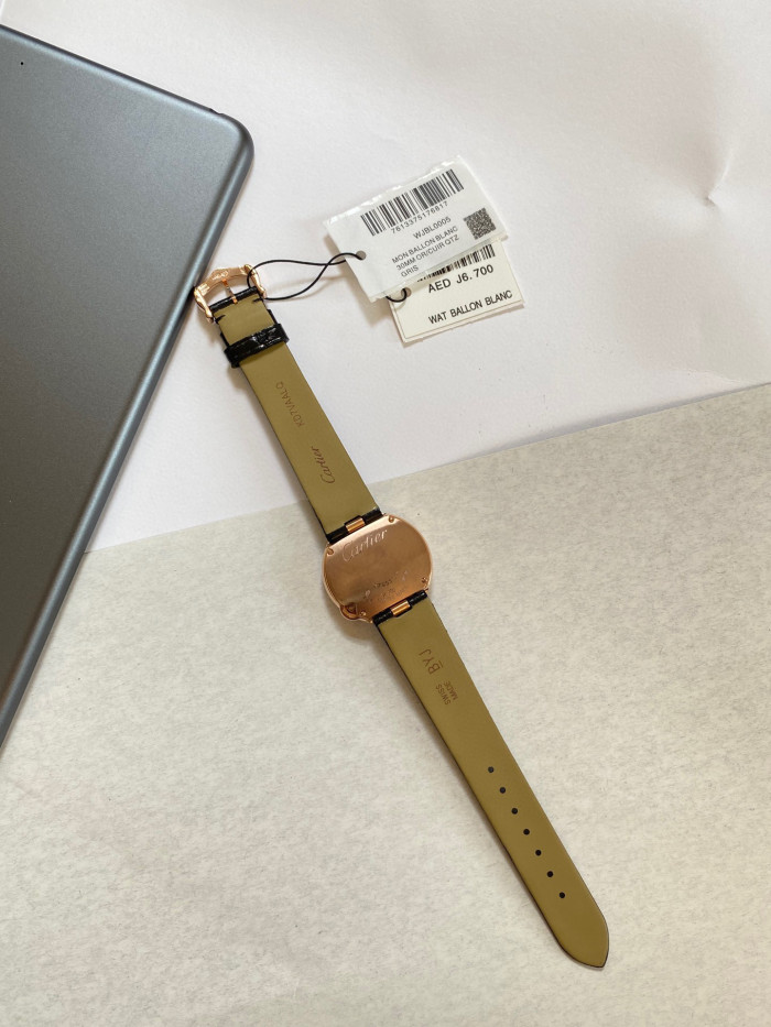 Cartier Black Strap Decorative Watch #nigo21921