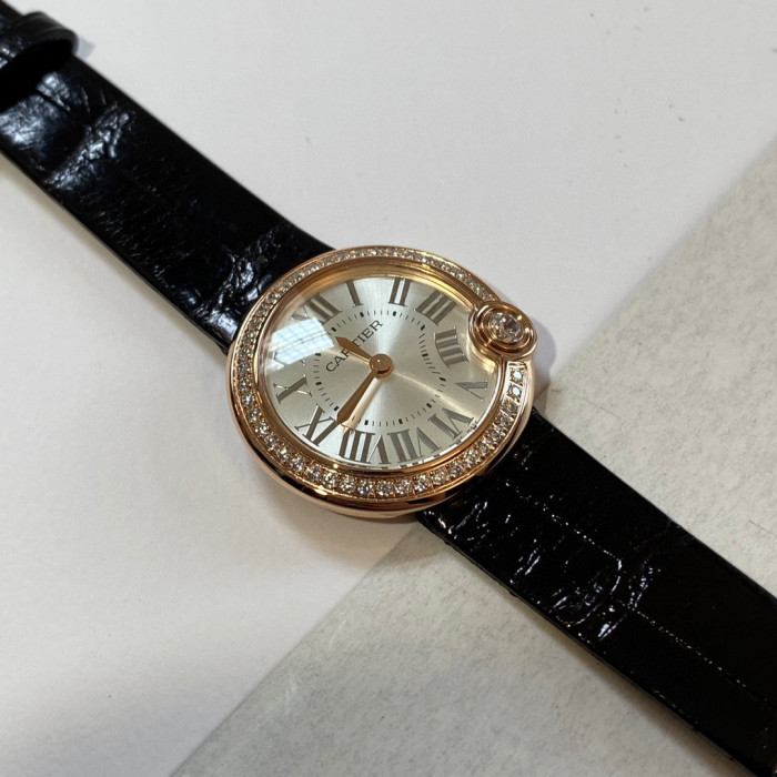 Cartier Black Strap Decorative Watch #nigo21921