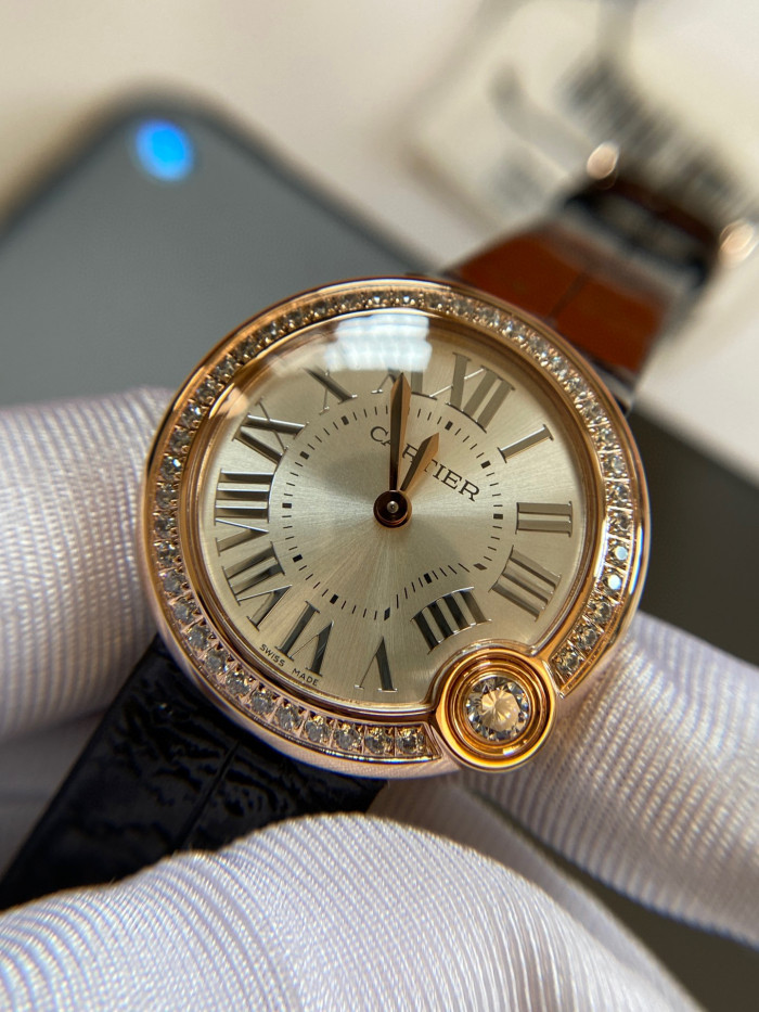 Cartier Black Strap Decorative Watch #nigo21921