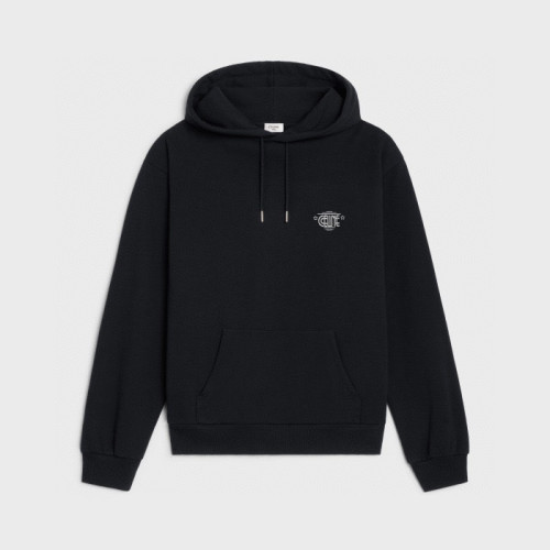 Celine  WILTERN Black Printed Hooded Sweater #nigo21896
