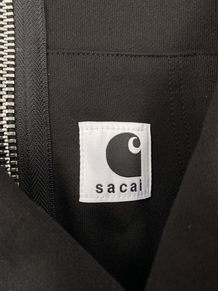 Sacai X CARHARTT Wip Hooded Long Sleeve Zipper Coat Jacket #nigo21914