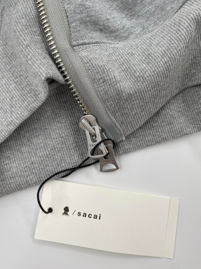 Sacai X CARHARTT Wip Hooded Long Sleeve Zipper Coat Jacket #nigo21914