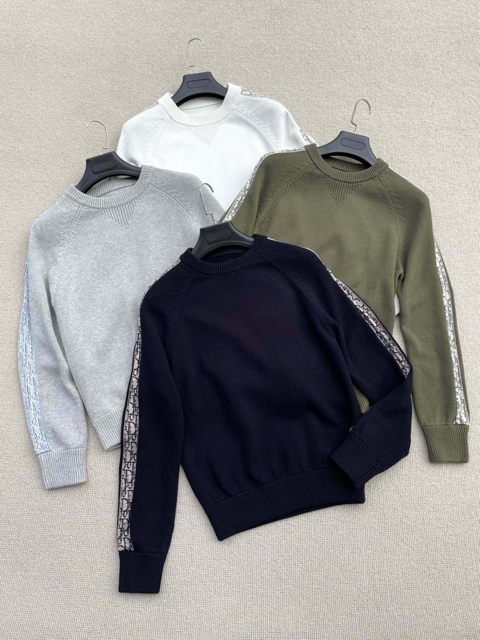Dior Knitted Round Neck Pullover Sweater #nigo21155