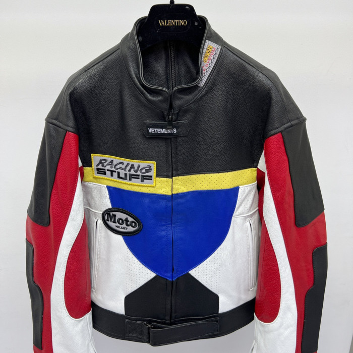 Vetements Motorcycle Zipper Leather Jacket #nigo21918