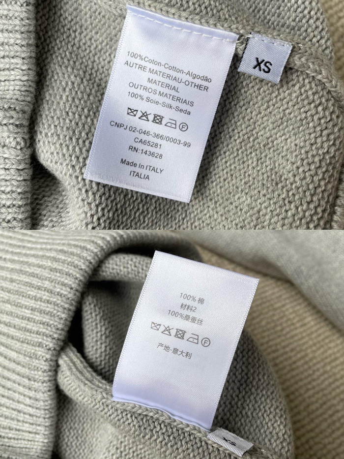 Dior Knitted Round Neck Pullover Sweater #nigo21155