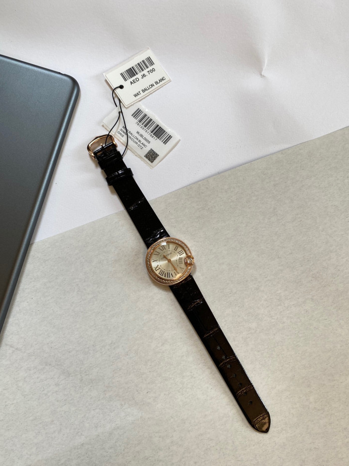 Cartier Black Strap Decorative Watch #nigo21921