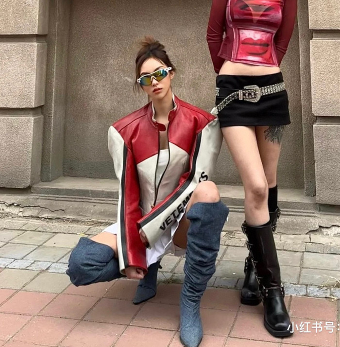 Vetements Black Short Sleeved Leather Jacket #nigo21919
