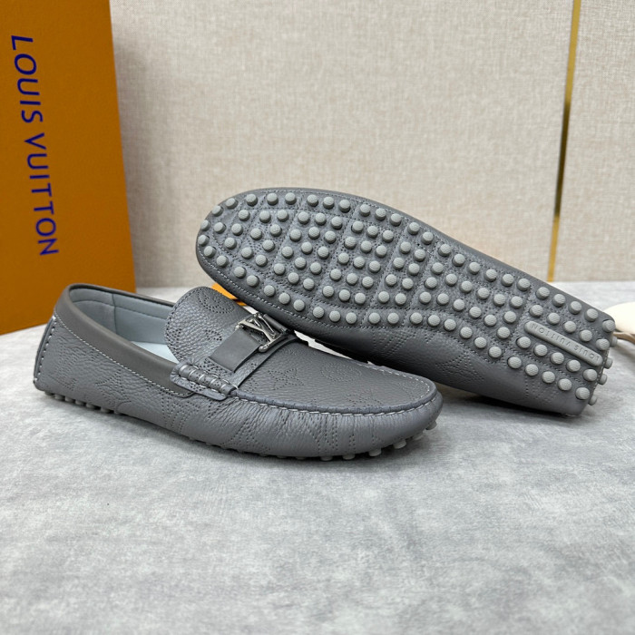 Louis Vuitton Leather Flat Bottomed Fashionable Leather Shoes #nigo21934
