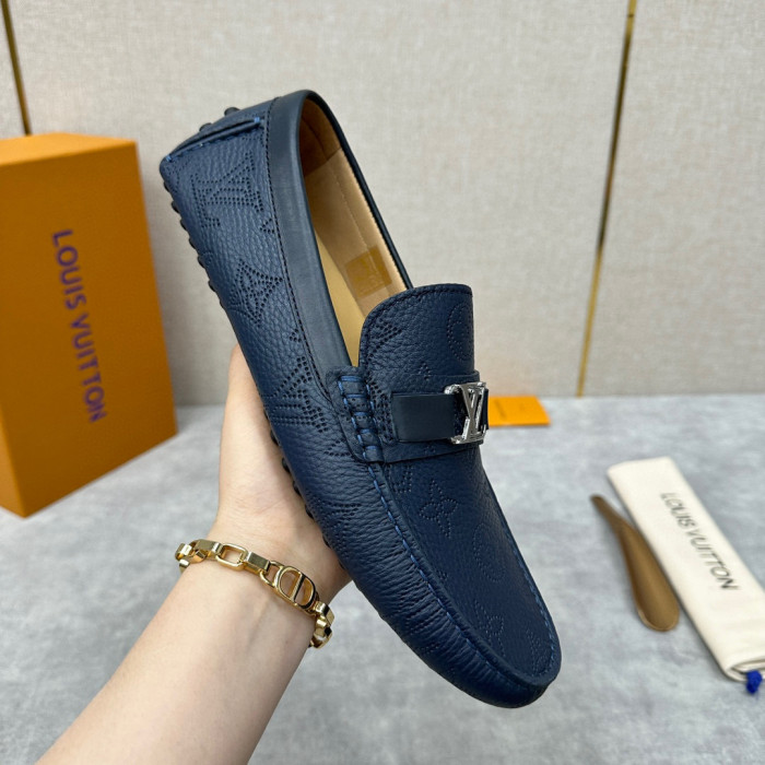 Louis Vuitton Leather Flat Bottomed Fashionable Leather Shoes #nigo21934