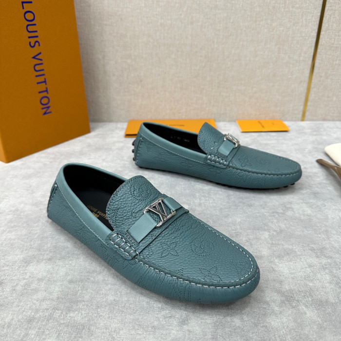 Louis Vuitton Leather Flat Bottomed Fashionable Leather Shoes #nigo21934