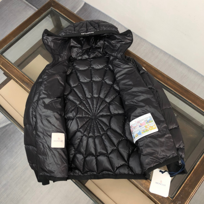 Moncler Black Hooded Long Sleeved Down Jacket #nigo21941