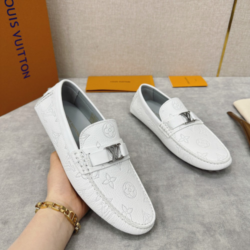 Louis Vuitton Leather Flat Bottomed Fashionable Leather Shoes #nigo21934