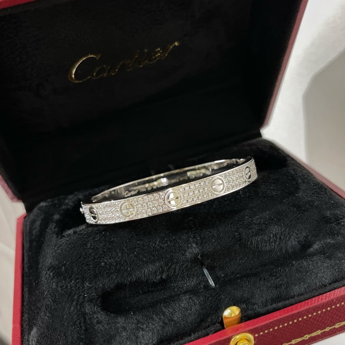 Cartier Encircling Screw Logo Bracelet Plated 18K Gold Accessories Jewelry #nigo82316