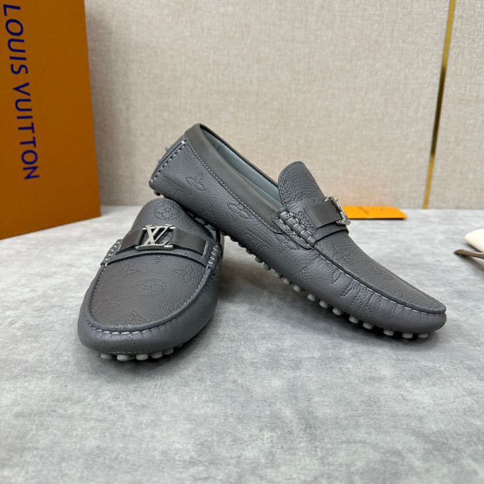 Louis Vuitton Leather Flat Bottomed Fashionable Leather Shoes #nigo21934