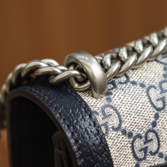 Gucci Dionysus Leather Panel Canvas Printed Chain Bag #nigo21943