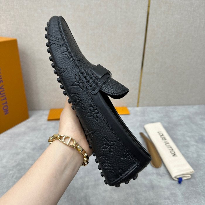 Louis Vuitton Leather Flat Bottomed Fashionable Leather Shoes #nigo21934