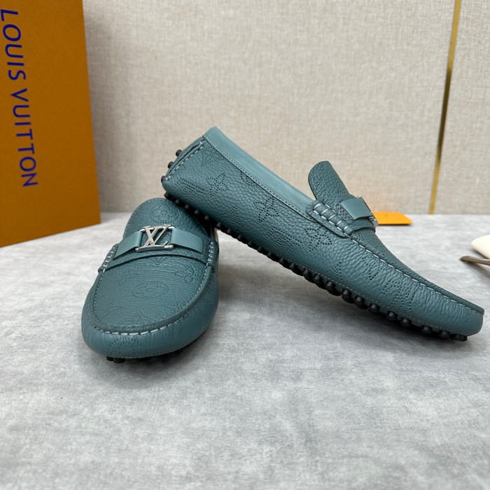 Louis Vuitton Leather Flat Bottomed Fashionable Leather Shoes #nigo21934