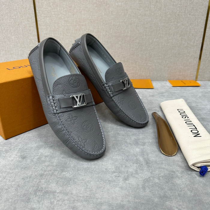 Louis Vuitton Leather Flat Bottomed Fashionable Leather Shoes #nigo21934