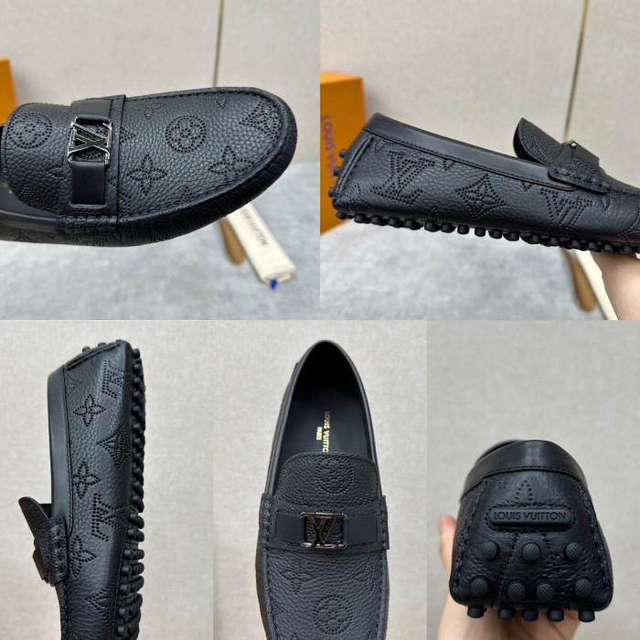 Louis Vuitton Leather Flat Bottomed Fashionable Leather Shoes #nigo21934